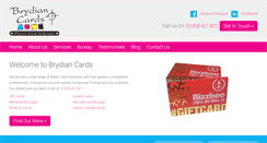 Desktop Screenshot of brydianplasticcards.co.uk