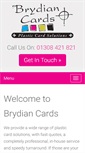 Mobile Screenshot of brydianplasticcards.co.uk